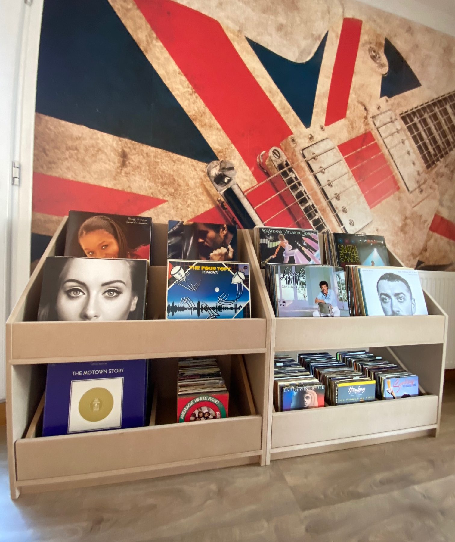 Vinyl record display